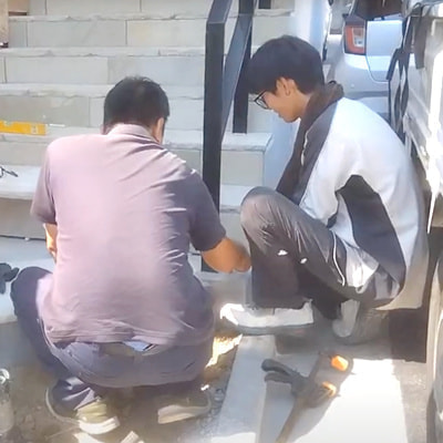 現場作業でのサポート業務